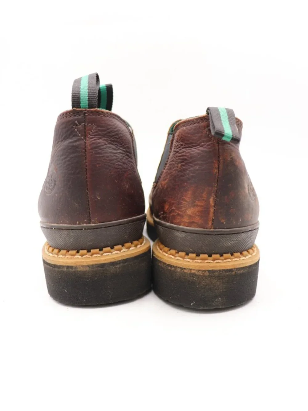 Georgia Giant Romeo Men's Size 11.5 W Work Shoes Boot Pull On Brown GR274